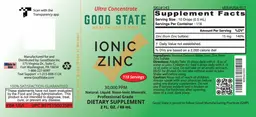 Ionic Zinc 30,000 PPM