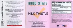 Label for Milk Thistle 500 mg