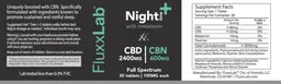 Label for Nighttime + CBD 2400 mg | CBN 600 mg