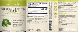 Label for Green Coffee Bean Extract 800