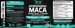 Label for Ashwagandha Maca