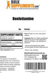 Label for Benfotiamine