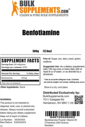 Label for Benfotiamine