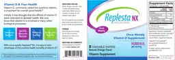 Label for Replesta NX Cholecalciferol Natural Orange Flavor