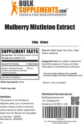 Label for Mulberry Mistletoe Extract