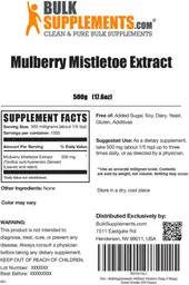 Label for Mulberry Mistletoe Extract