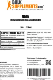 Label for NMN (Nicotinamide Mononucleotide)