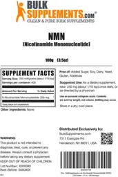 Label for NMN (Nicotinamide Mononucleotide)