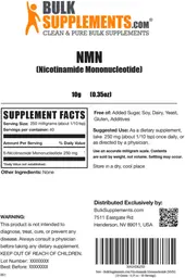 Label for NMN (Nicotinamide Mononucleotide)