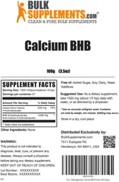 Label for Calcium BHB