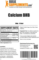 Label for Calcium BHB