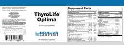 Label for ThyroLife Optima