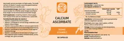 Label for Calcium Ascorbate 500 mg