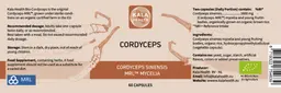 Label for Cordyceps