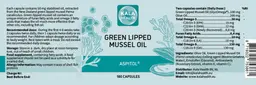 Label for Green Lipped Mussel Oil