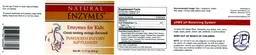 Label for Enzymes For Kids Orange-Flavored