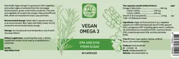 Label for Vegan Omega 3