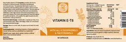 Label for Vitamin E-T8