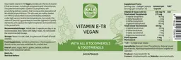 Label for Vitamin E-T8 Vegan