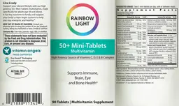 Label for 50+ Mini-Tablets