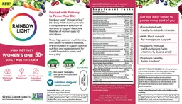 Label for Women’s One 50+