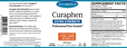 Label for Curaphen Extra Strength