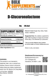 Label for D-Glucuronolactone