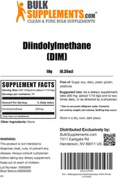 Label for Diindolylmethane