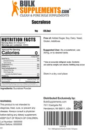Label for Sucralose