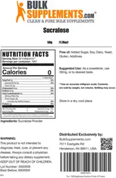 Label for Sucralose