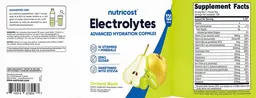 Label for Electrolytes Advanced Hydration Complex Orchard Blast