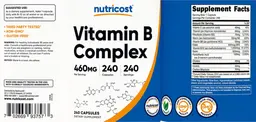 Label for Vitamin B Complex