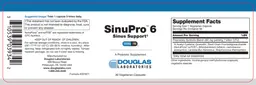 Label for SinuPro 6 Sinus Support