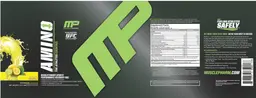 Label for Amino 1 Lemon Lime