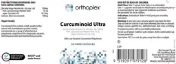 Label for Curcuminoid Ultra