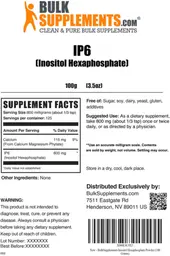 Label for IP6 (Inositol Hexaphosphate)
