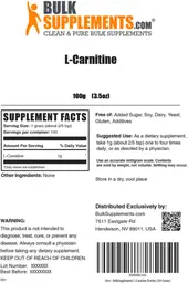 Label for L-Carnitine