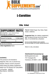 Label for L-Carnitine
