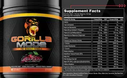 Label for Gorilla Mode Cherry Blackout