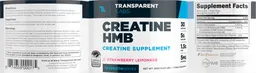 Label for Creatine HMB Strawberry Lemonade