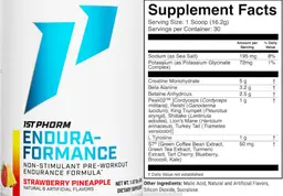 Label for Endura-Formance Strawberry Pineapple