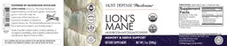 Label for Lion's Mane