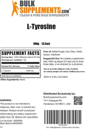 Label for L-Tyrosine