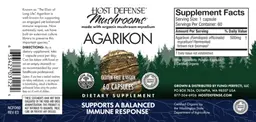 Label for Agarikon