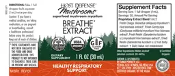 Label for Breathe Extract