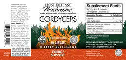 Label for Cordyceps