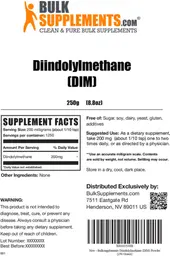 Label for Diindolylmethane (DIM)
