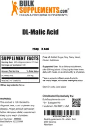 Label for DL-Malic Acid