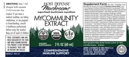 Label for MyCommunity Extract