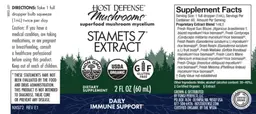 Label for Stamets 7 Extract